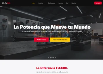 Sitio FlexOil — aceites y lubricantes automotrices
