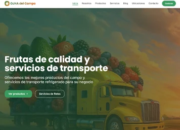 Sitio OJHA — transporte de productos comestibles